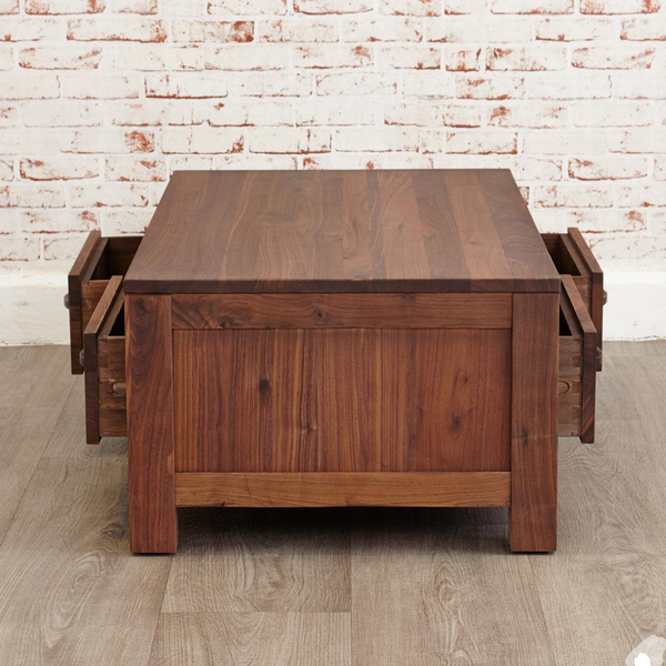 Fremont Sheesham Wood 4 Drawer Coffee Table