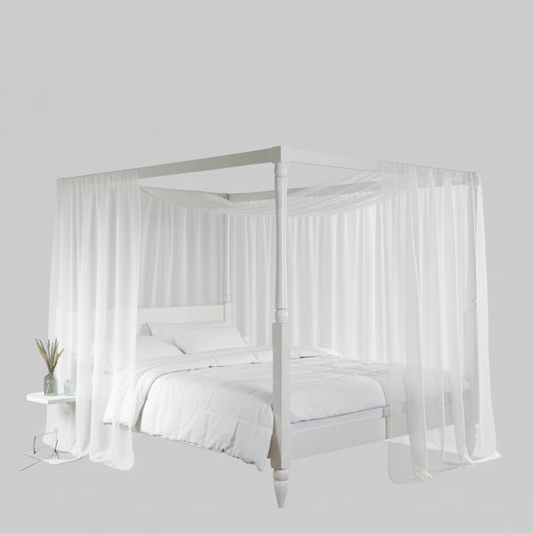 acacia wood poster bed, wood poster bed