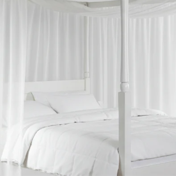 French Solid Acacia Wood Poster Bed