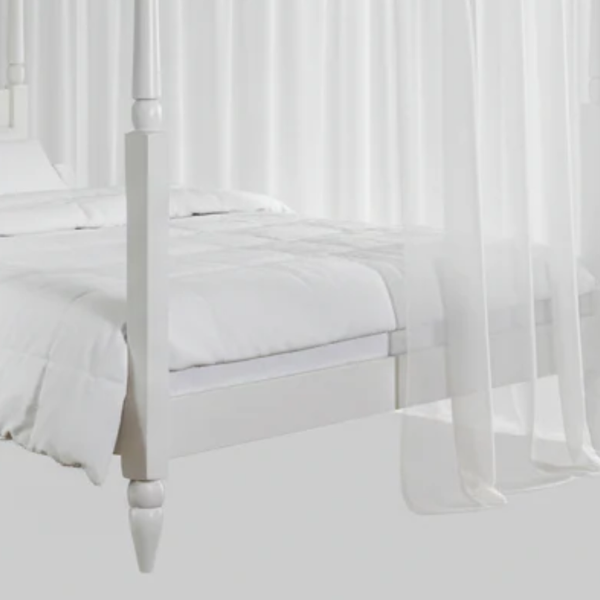 French Solid Acacia Wood Poster Bed