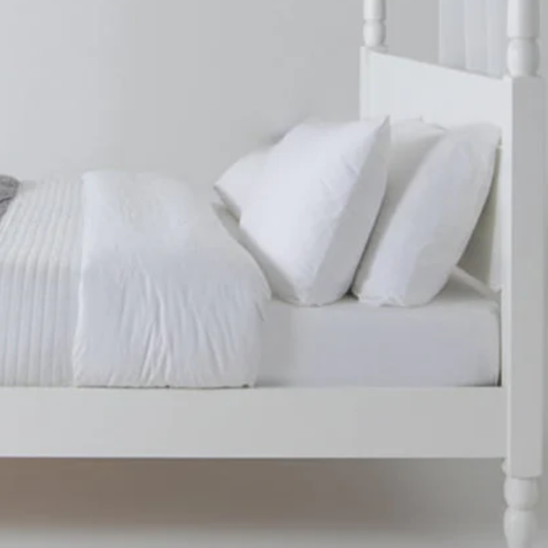 French Solid Acacia Wood Poster Bed