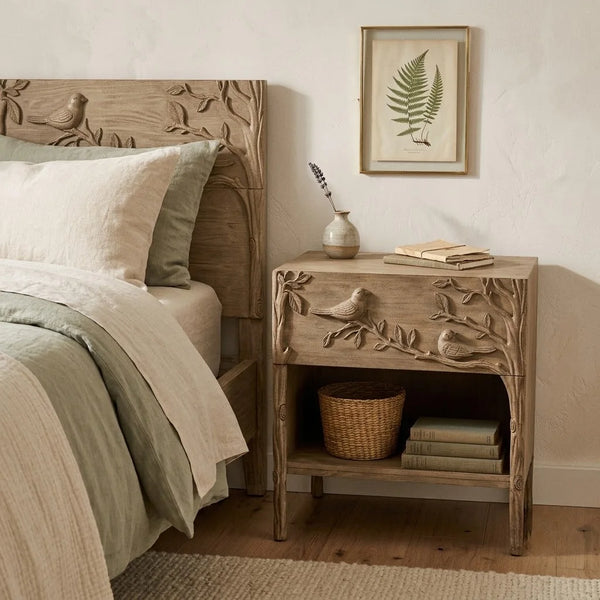 Geneva Bed Side Table With Drawer 