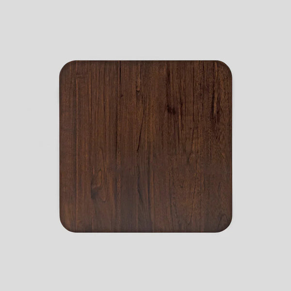 Girvan Sheesham Wood Brown Finish End Table