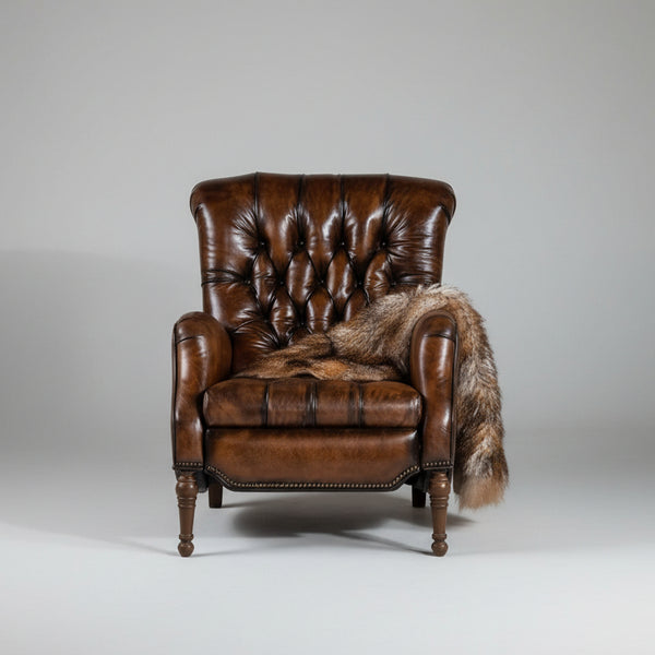 Glasgow Chesterfield Leather Sofa
