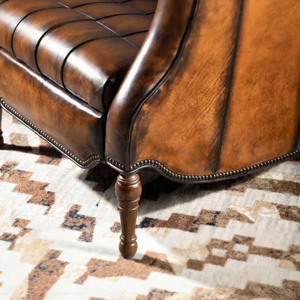 Glasgow Chesterfield Leather Sofa