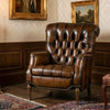 Glasgow Chesterfield Leather Sofa