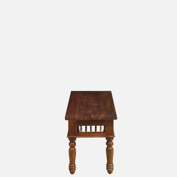 Glenvista Sheesham Wood Bench In Brown Finish