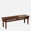 Glenvista Sheesham Wood Bench In Brown Finish