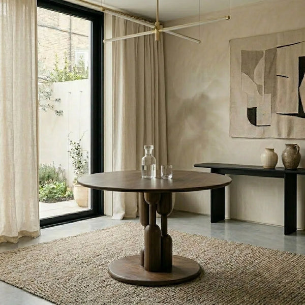 Gloucester Solid Wood Round Dining Table 