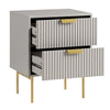 Gomel Solid Wood Bedside Table With Drawer