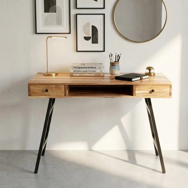 Gravesend Acacia Wood Study Table