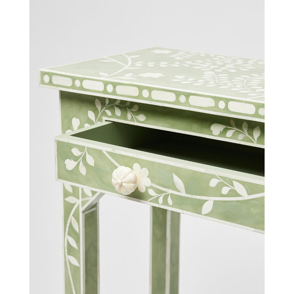 Greeni Acrylic Inlay console table