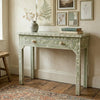 Greeni Bone Inlay console table