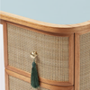 Guimaraes Solid Wood Rattan Dressing Table