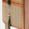 Guimaraes Solid Wood Rattan Dressing Table