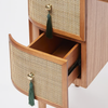 Guimaraes Solid Wood Rattan Dressing Table