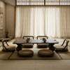 Hamamatsu Solid Wood Dining Table Set - 4 Seater, 6 Seater