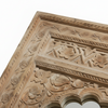 Hand Carved Modern & Stylish Mirror Frame | Natural Finish