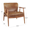 Harrismith Leather Accent Chair