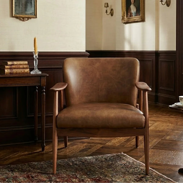 Harrismith Leather Accent Chair 