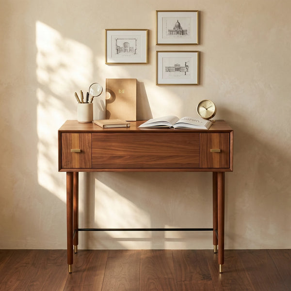 Hartlepool Solid Wood Study Table - Secretary Desk For Office