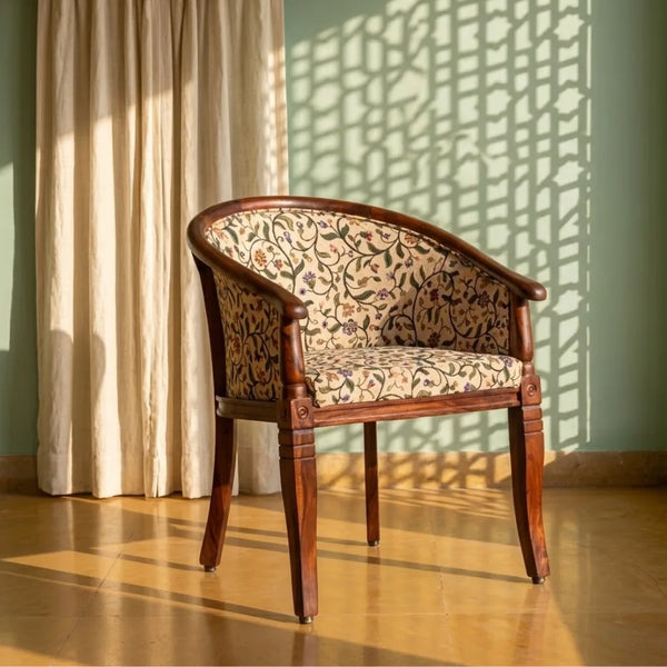 Heathcote Sheesham Wood Arm Chair