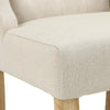 Helsinki Oak Wood & Linen Dining Chair