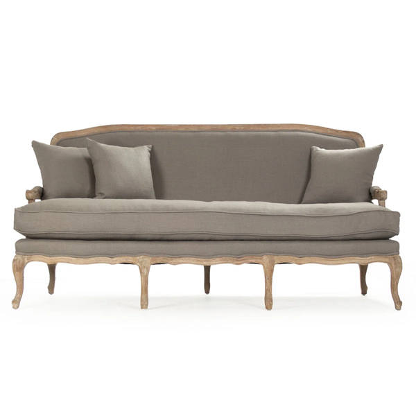 Heraklion Solid Wood 3 Seater Sofa 