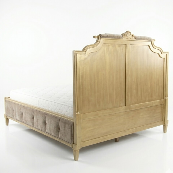 Hermanus Solid Wood Upholstered Bed- All Sizes