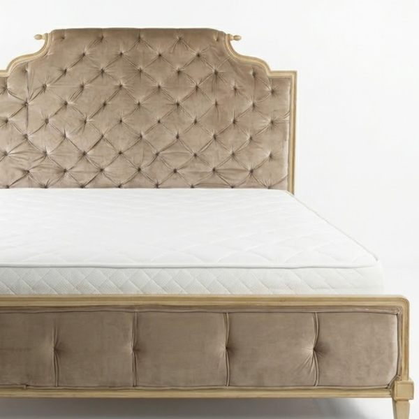 Hermanus Solid Wood Upholstered Bed- All Sizes