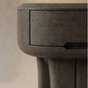 Hincesti Oak Wood Bedside Table With 1 Drawer
