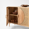 Hobart Rattan Crockery Unit - READY TO SHIP