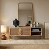 Hobart Rattan TV Unit - READY TO SHIP