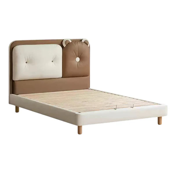 Honey Drop Leather Kids Soft Padded Bed