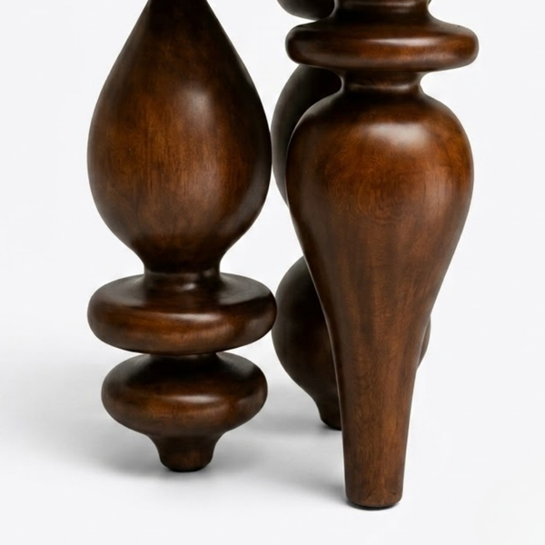 Huelva Solid Wood Round End Table