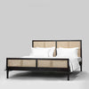 Huntsville Solid Wood Cane Bed-All Sizes