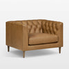 Huston Chesterfield Leather Sofa