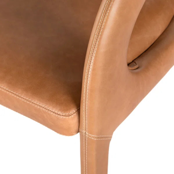 Huston Leather Upholstered Dining Bench