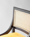 Modern Rattan Elizabeth Mango Solid Wood Cafe Chair