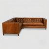Imperatriz Solid Wood Leather Sectional Sofa