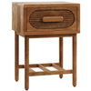 Izmir Modern Mango Wood Side Table