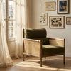 Jabiru Rattan Solid WoodArm Chair 
