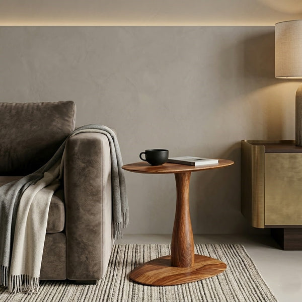 Jace Solid Wood End Table - Ready To SHIP