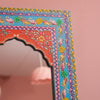 Jaipuri Handpanited and Handcarved Mirror Frame