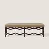 Joensuu Solid Wood Upholstered Bench