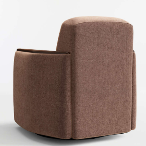 Joliet Solid Wood Swivel Accent Chair