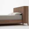 Juniper Fluted Bed With Headboard Storage- All Sizes