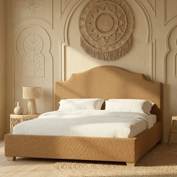 Katherine Platform Solid Wood Bed - All Sizes 