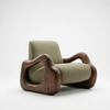 Kerch Solid Wood Accent Chair
