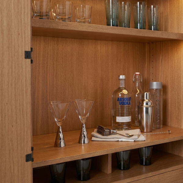 Kimberley Solid Wood Bar Cabinet